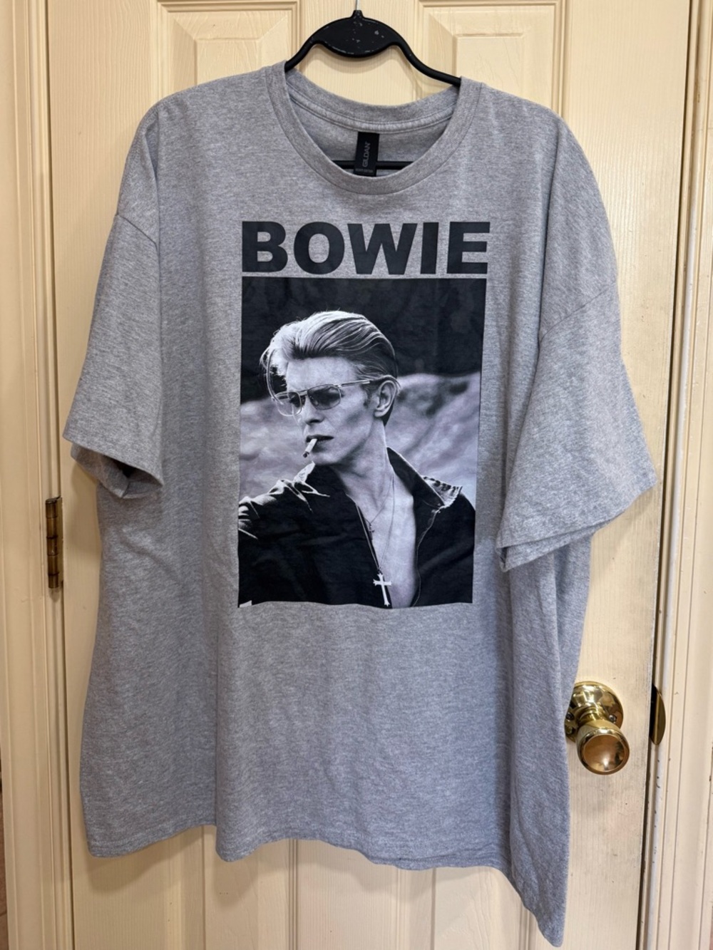 David Bowie- Graphic Tee - Gray
